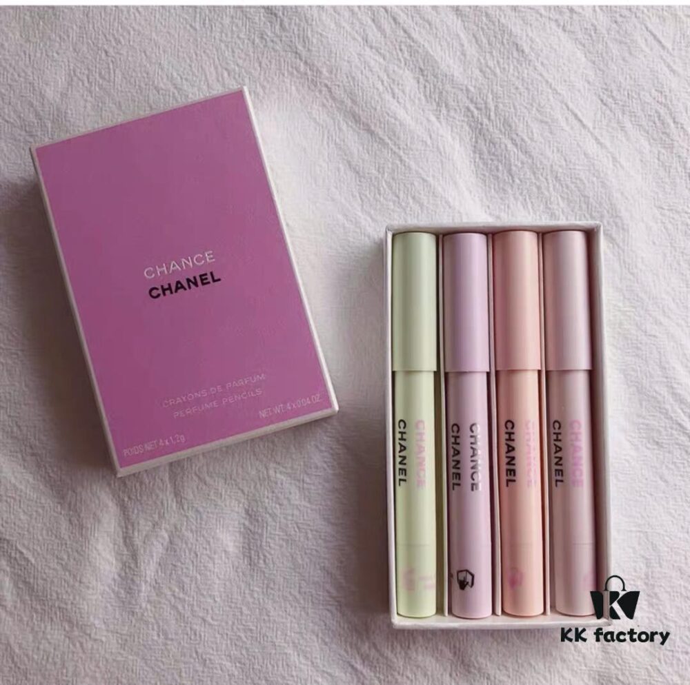 6931afc8ccd8ab3d7afa3bc6 Chanel Chance Solid Perfume Pencil Set (4pcs) - New Arrival, Counter Version, 1.2g Each