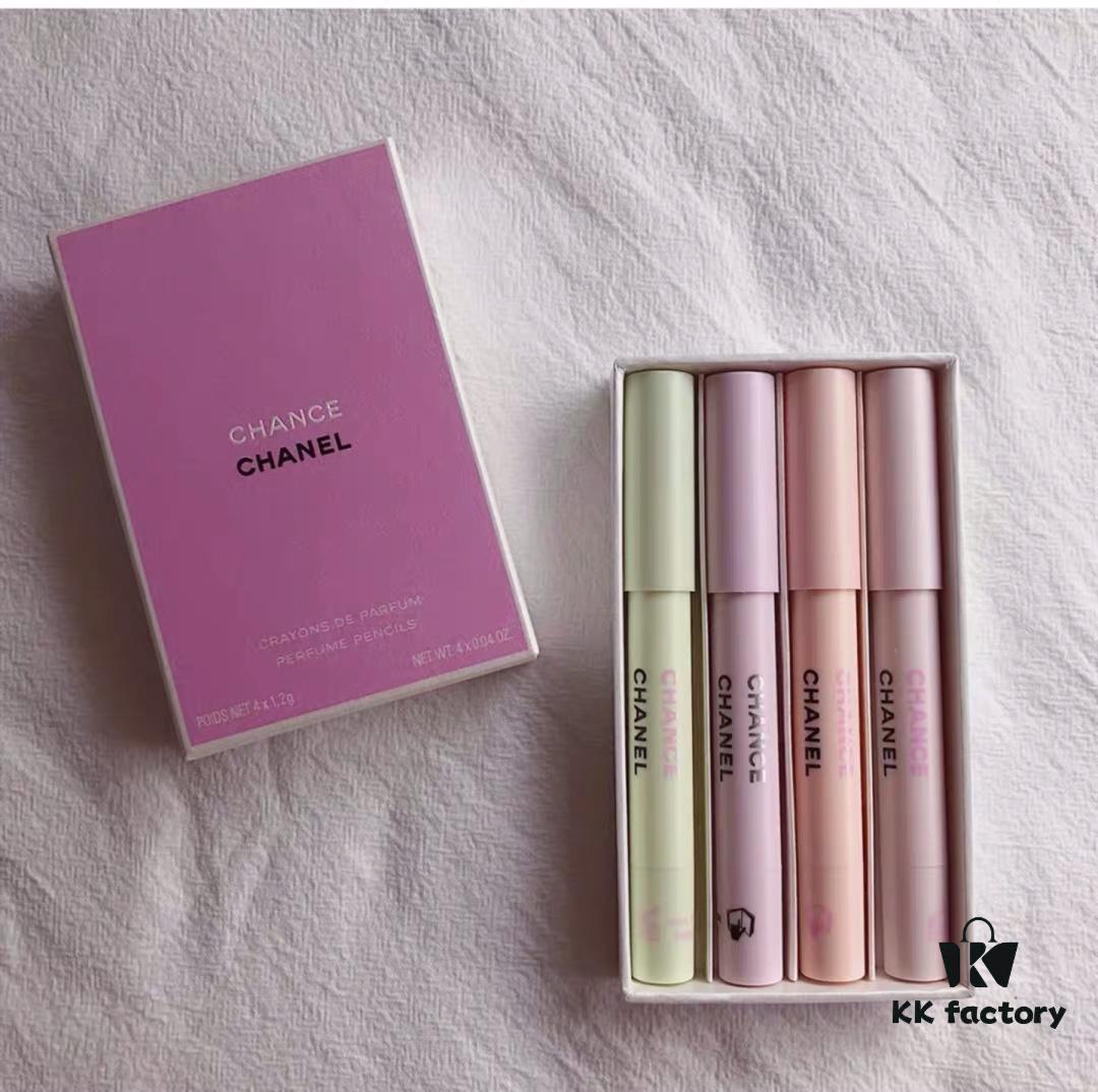 6931afc8ccd8ab3d7afa3bc6 Chanel Chance Solid Perfume Pencil Set (4pcs) - New Arrival, Counter Version, 1.2g Each