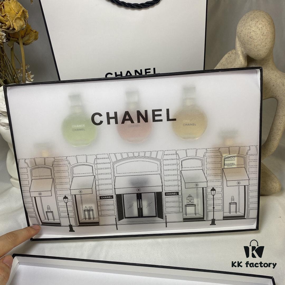 6931afccccd8ab3d7afa3bfd Q-Style Chanel 8-Piece Mini Perfume Set, 7.5ml×8, Includes Gift Bag, No Spray Applicator, Dab-on Design