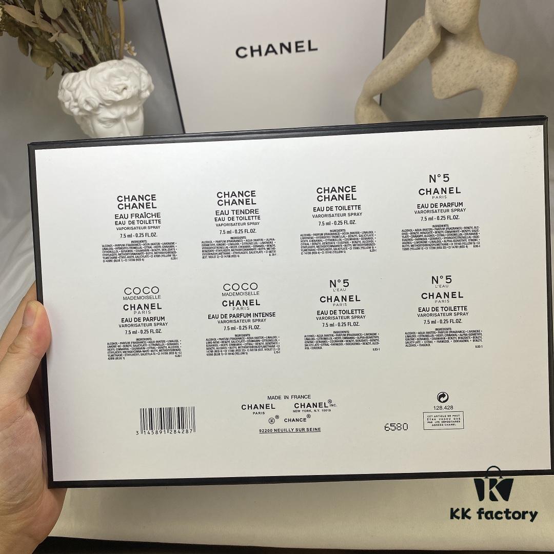 6931afccccd8ab3d7afa3c02 Q-Style Chanel 8-Piece Mini Perfume Set, 7.5ml×8, Includes Gift Bag, No Spray Applicator, Dab-on Design