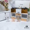 6931afccccd8ab3d7afa3c05 Chanel Q-Sized Christmas Set of Three in Collector's Box, Wooden Packaging, 7.5ml Each, No Spray Nozzles, Miniature Scents: L'Eau de Chanel, Modern Coco, Rich Coco, Multi-Functional Box for Storing Lipsticks and Jewelry