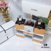 6931afccccd8ab3d7afa3c06 Chanel Q-Sized Christmas Set of Three in Collector's Box, Wooden Packaging, 7.5ml Each, No Spray Nozzles, Miniature Scents: L'Eau de Chanel, Modern Coco, Rich Coco, Multi-Functional Box for Storing Lipsticks and Jewelry