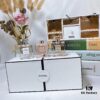 6931afcdccd8ab3d7afa3c09 Chanel Q-Sized Christmas Set of Three in Collector's Box, Wooden Packaging, 7.5ml Each, No Spray Nozzles, Miniature Scents: L'Eau de Chanel, Modern Coco, Rich Coco, Multi-Functional Box for Storing Lipsticks and Jewelry
