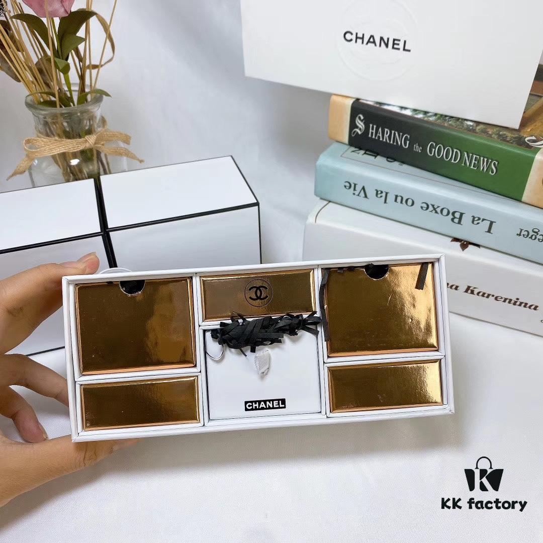 6931afcdccd8ab3d7afa3c0a Chanel Q-Sized Christmas Set of Three in Collector's Box, Wooden Packaging, 7.5ml Each, No Spray Nozzles, Miniature Scents: L'Eau de Chanel, Modern Coco, Rich Coco, Multi-Functional Box for Storing Lipsticks and Jewelry