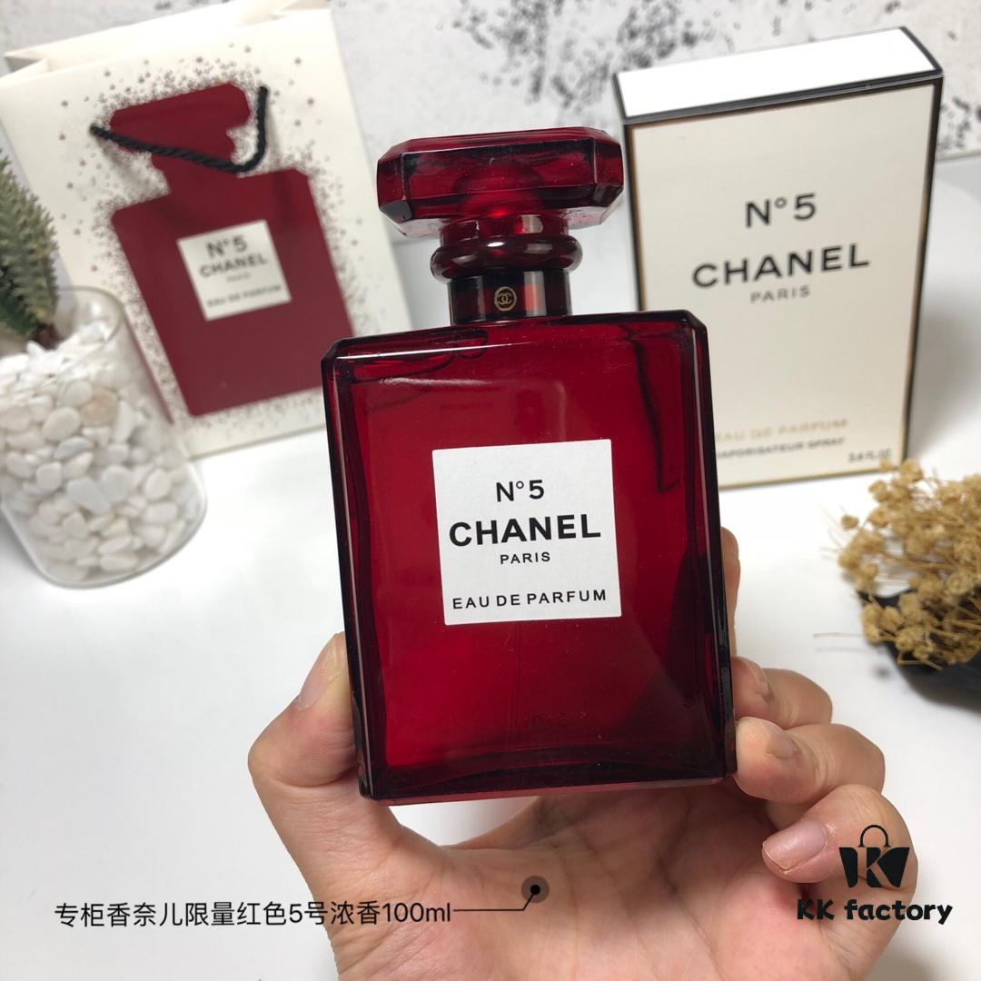 CHANEL N°5 Limited Edition Red Bottle Eau de Parfum, Intense Fragrance – Holiday Exclusive 2018-2019