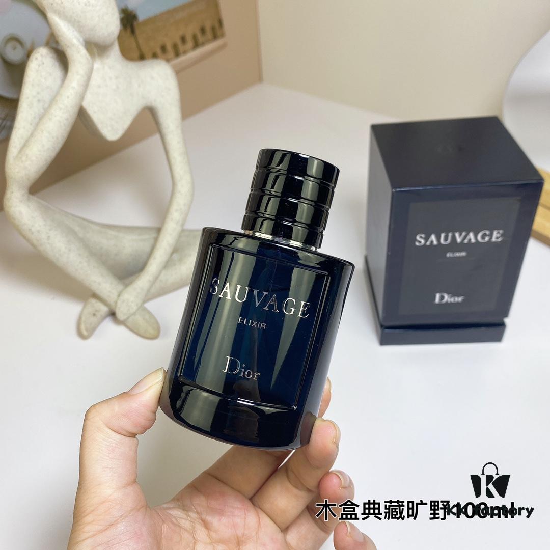 6931afd7ccd8ab3d7afa3caa Dior Men's Sauvage Elixir Perfume in Deluxe Wooden Gift Box 100ml