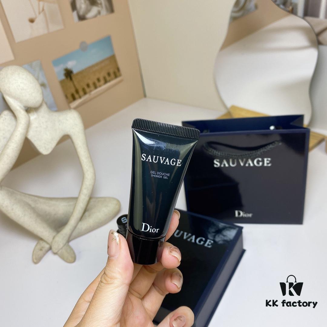 6931afd9ccd8ab3d7afa3cc4 Clearance Dior Sauvage Sample Set Two-Piece EDP Perfume 10ml Shower Gel 20ml