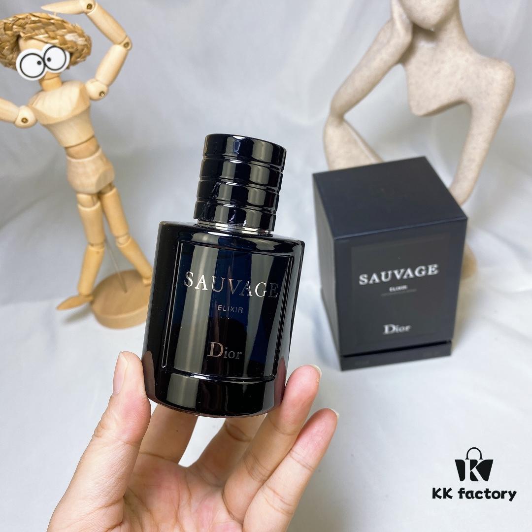 6931afe5ccd8ab3d7afa3d6c Dior Sauvage Elixir for Men 60ml - Gift Set in Wooden Box, Oriental Fragrance with Long-Lasting Scent