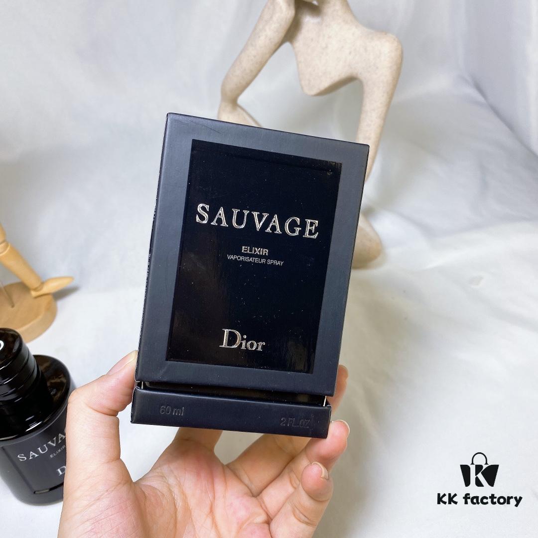 6931afe5ccd8ab3d7afa3d6f Dior Sauvage Elixir for Men 60ml - Gift Set in Wooden Box, Oriental Fragrance with Long-Lasting Scent