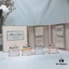 Dior Mini Heart Perfume 4-Piece Set in Wooden Box *5ml (Counter Version, No Sprayer, Screw Cap)