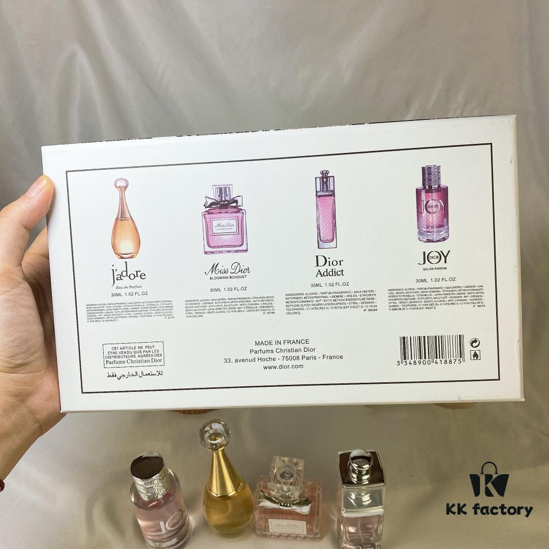 6931aff1ccd8ab3d7afa3e02 New Dior Perfume Mini Deluxe Gift Set 4-Piece Set, Including J'adore, Miss Dior, Addict Fresh, and Joy