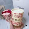 6931aff1ccd8ab3d7afa3e09 Dior Large Red Toile de Jouy Hydrangea Scented Candle Gift Set, Housewarming Gift 280g, with Boutique Shopping Bag