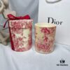 6931aff1ccd8ab3d7afa3e0b Dior Large Red Toile de Jouy Hydrangea Scented Candle Gift Set, Housewarming Gift 280g, with Boutique Shopping Bag