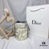 6931aff2ccd8ab3d7afa3e0c Dior Large Size Deep Green Jouy Print Hydrangea Scent Perfumed Candle Gift Set, Housewarming Gift 280g, with Boutique Shopping Bag