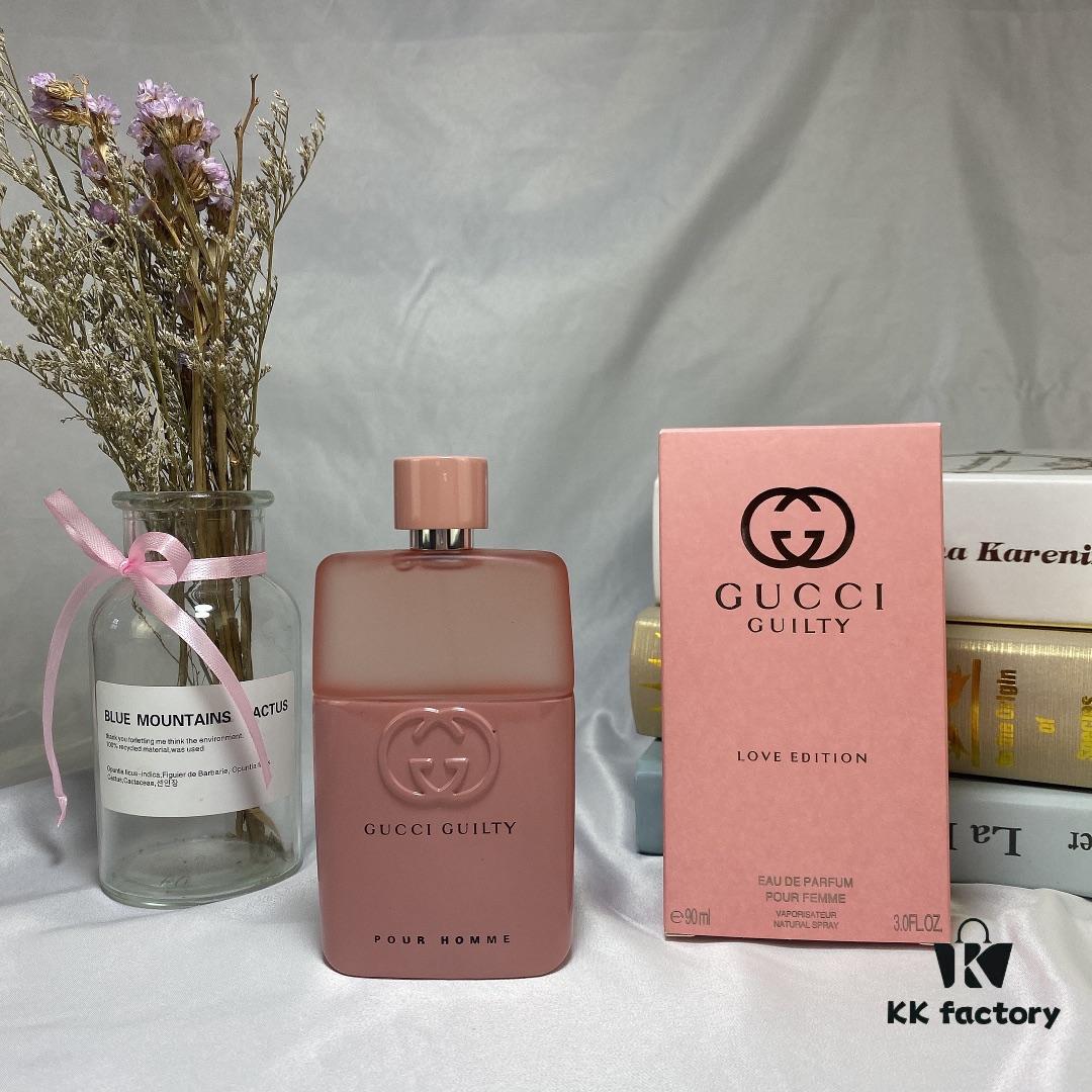 Gucci Love Edition 2020 Valentine's Limited Couple Perfume Pink Bottle for Her 90ml