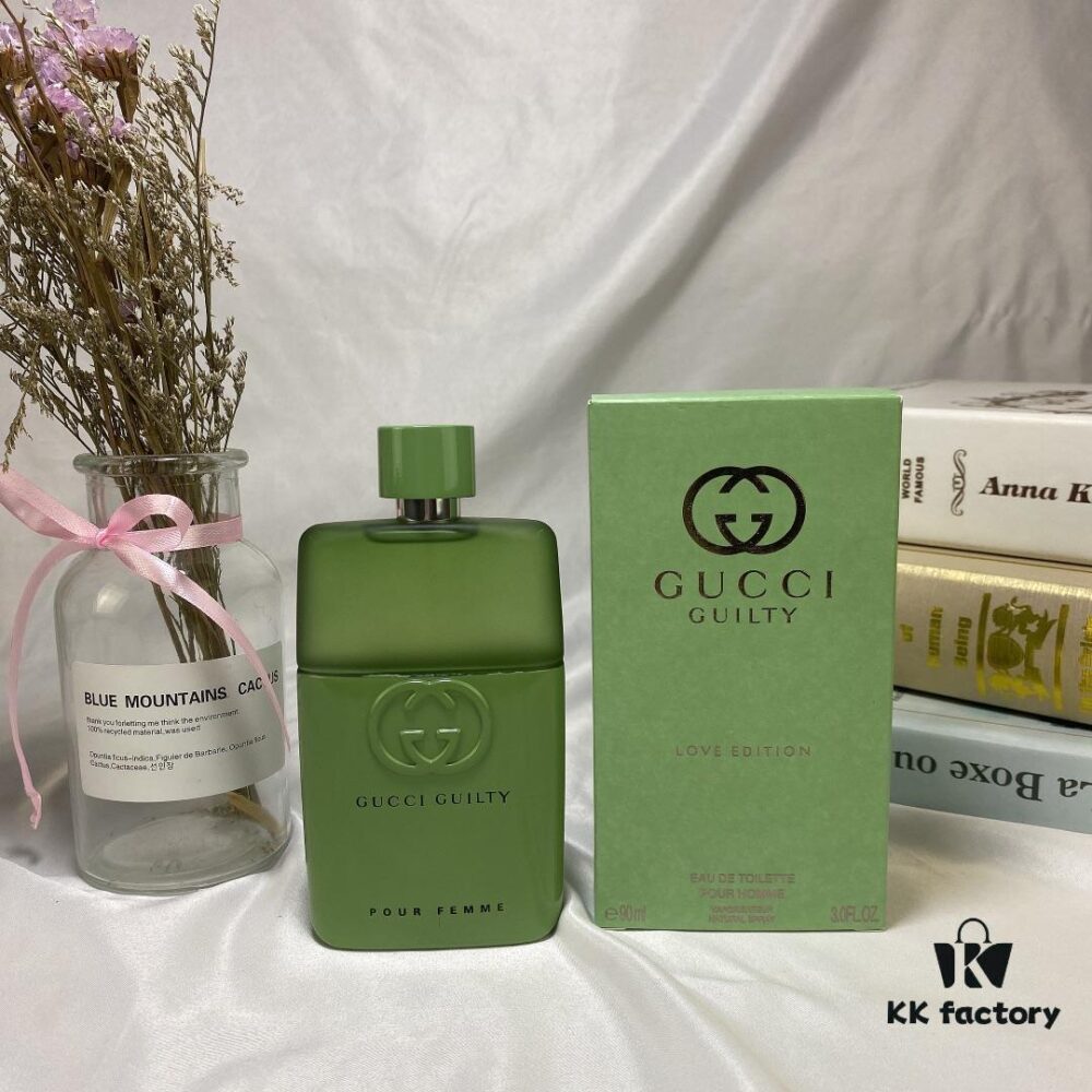 6931b004ccd8ab3d7afa3f04 Gucci Love Edition Eau de Toilette for Men - Limited Edition Valentine's Series 2020, Green Bottle, 90ml