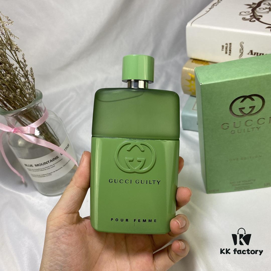 Gucci Love Edition Eau de Toilette for Men - Limited Edition Valentine's Series 2020, Green Bottle, 90ml