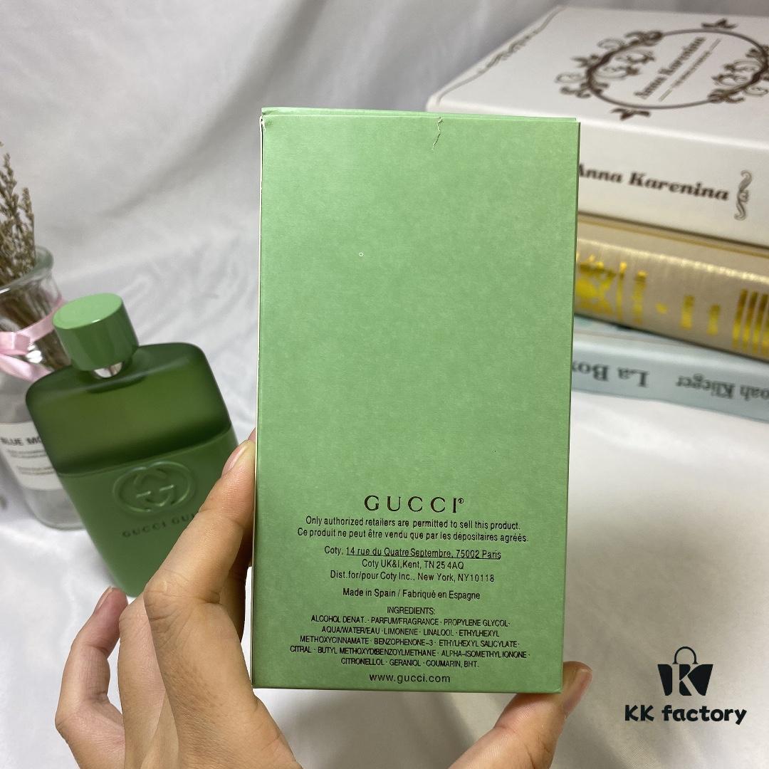 Gucci Love Edition Eau de Toilette for Men - Limited Edition Valentine's Series 2020, Green Bottle, 90ml