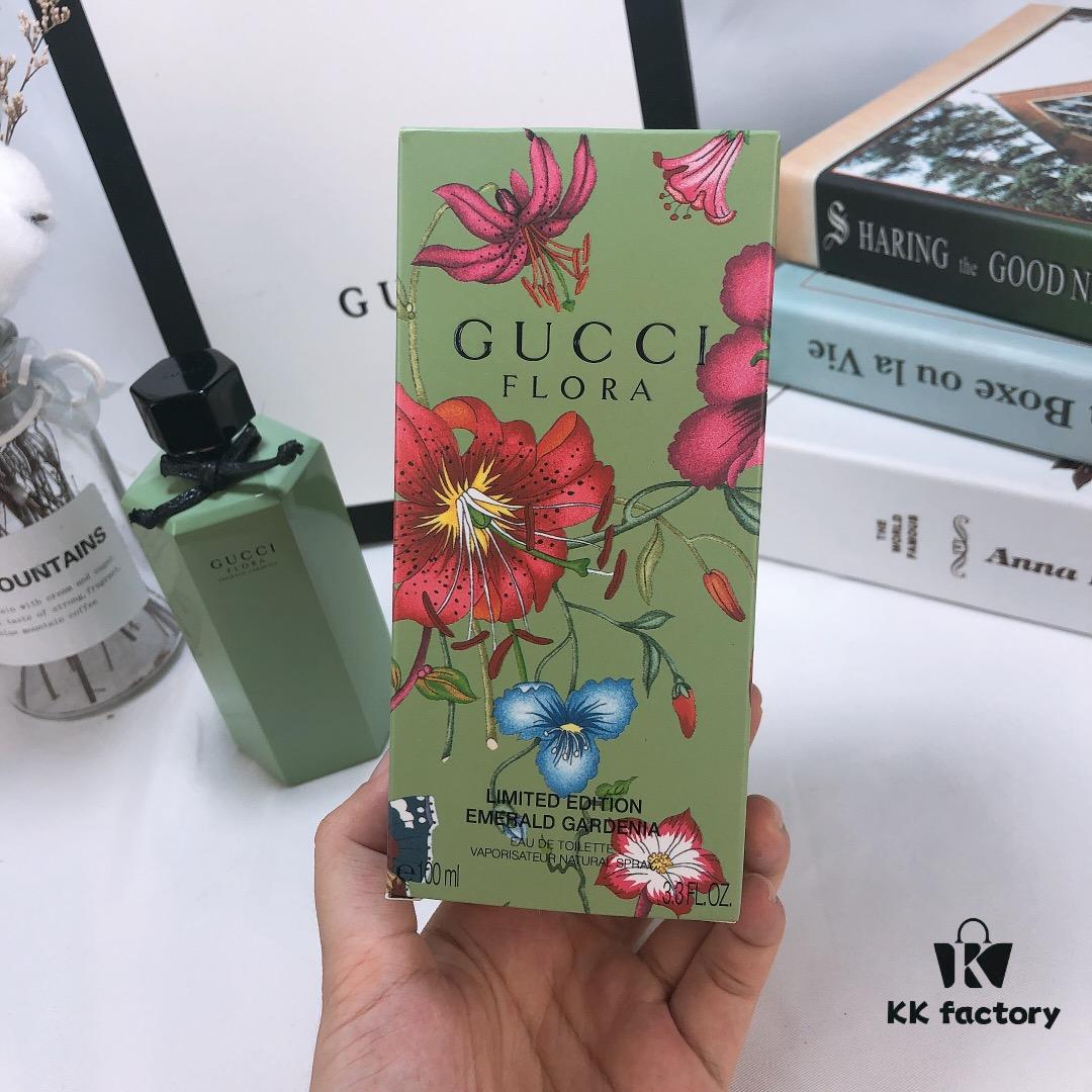 Gucci Flora Gorgeous Gardenia Avocado Edition Perfume 100ml and 50ml, Limited Summer Edition 2019