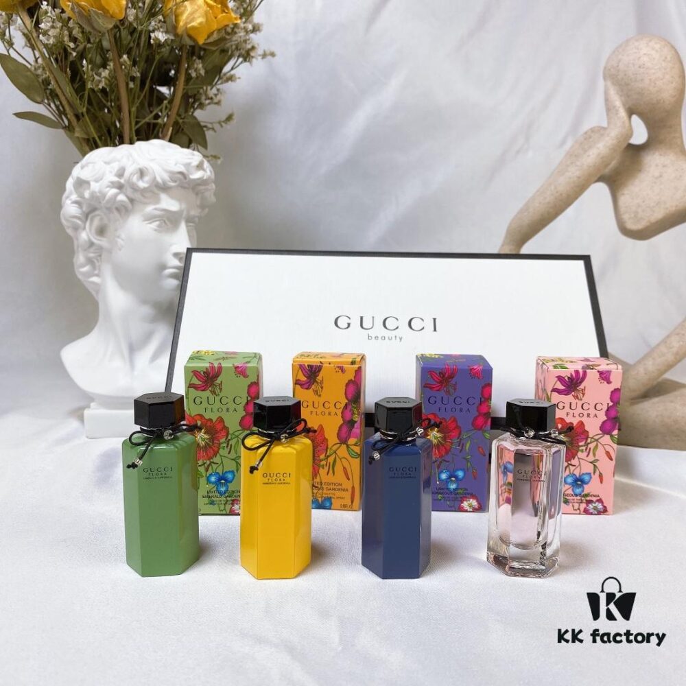 6931b00fccd8ab3d7afa3f8d Gucci Flora Dance Limited Edition Set of Four 5ml Perfumes