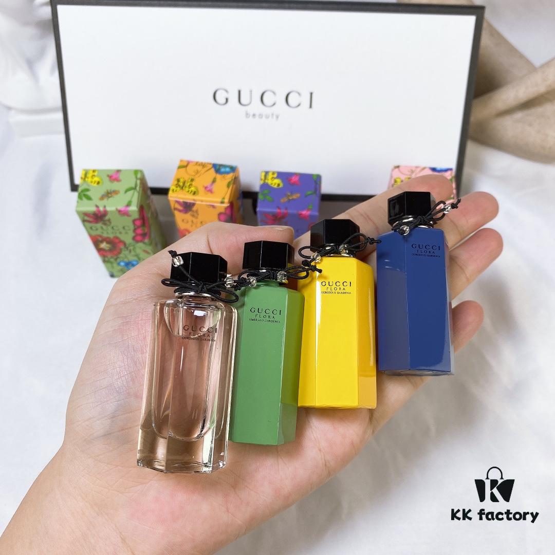 6931b010ccd8ab3d7afa3f92 Gucci Flora Dance Limited Edition Set of Four 5ml Perfumes
