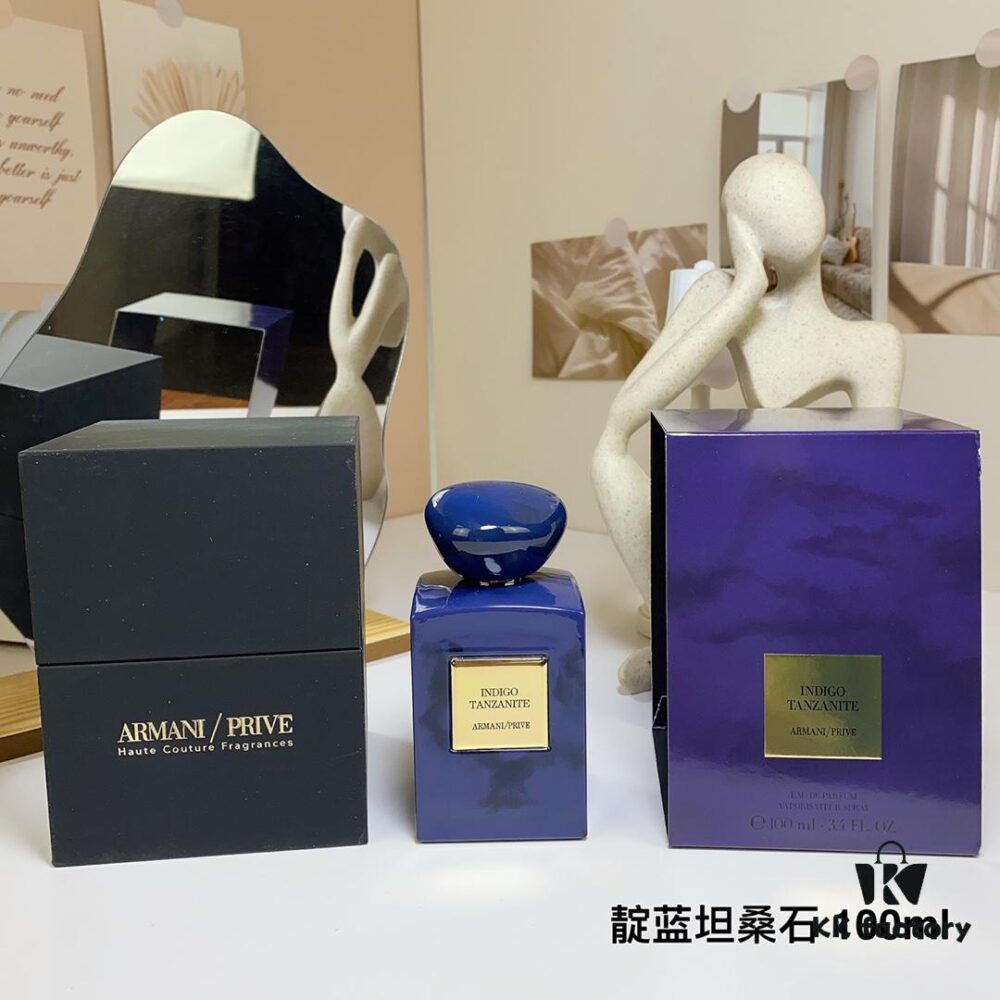 6931b031ccd8ab3d7afa413b Armani 2022 New High Fashion Private Collection Perfume African Indigo Tanzanite Watcher 100ml