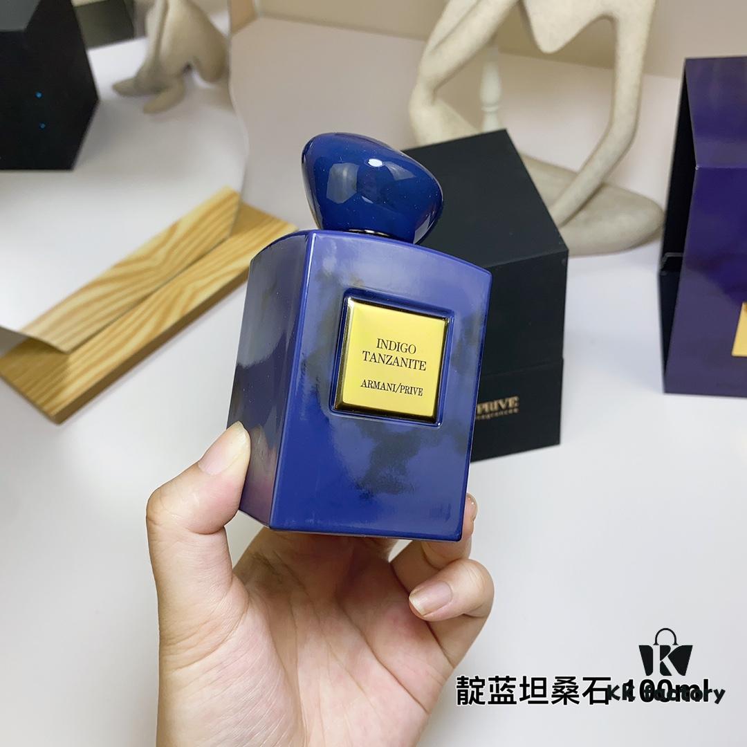 6931b031ccd8ab3d7afa413d Armani 2022 New High Fashion Private Collection Perfume African Indigo Tanzanite Watcher 100ml