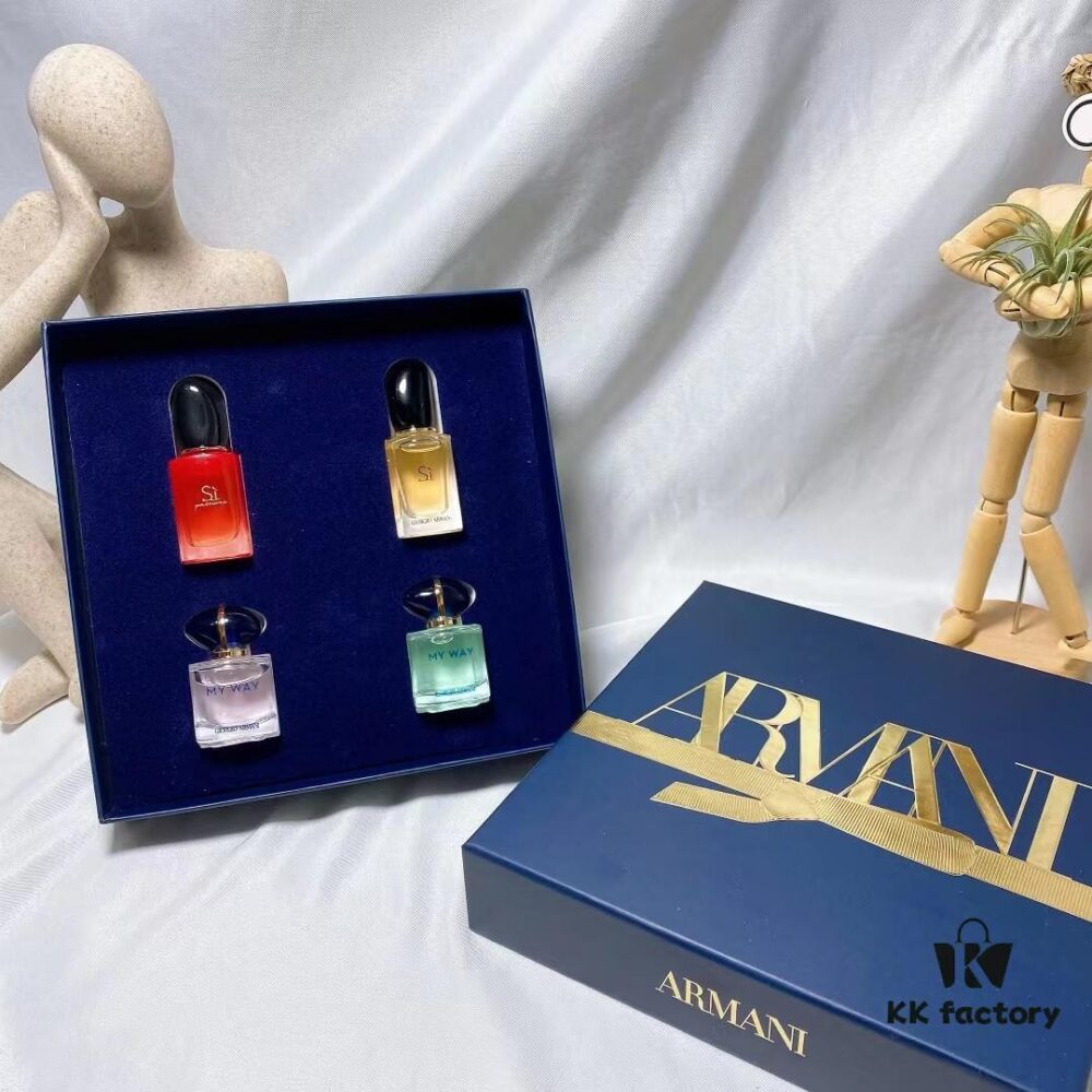 6931f4483a89a121ed54620b Counter Version Armani Self-Defining Yulong Perfume Sample Set Four-Piece * 7ml