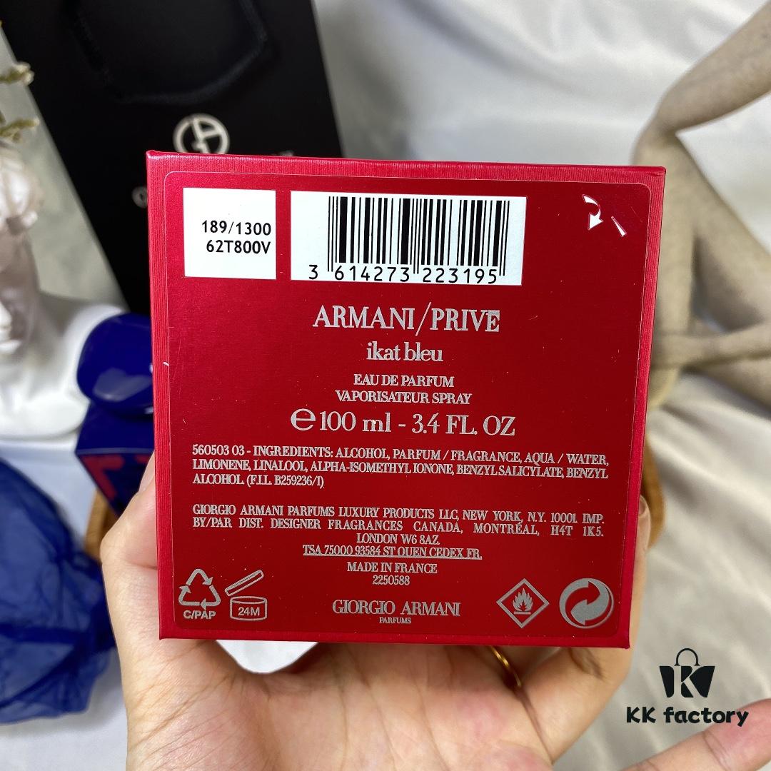 6931f44b3a89a121ed54623a Red Box Spicy Ikat Bleu 100ml, Armani Arman Privé Ikat Bleu 2020