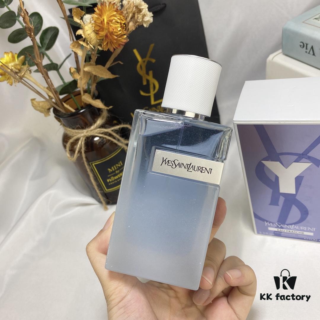 YSL Saint Laurent Y Eau de Toilette for Men - 2020 New Arrival, Matte Finish Fresh Fragrance, 100ml