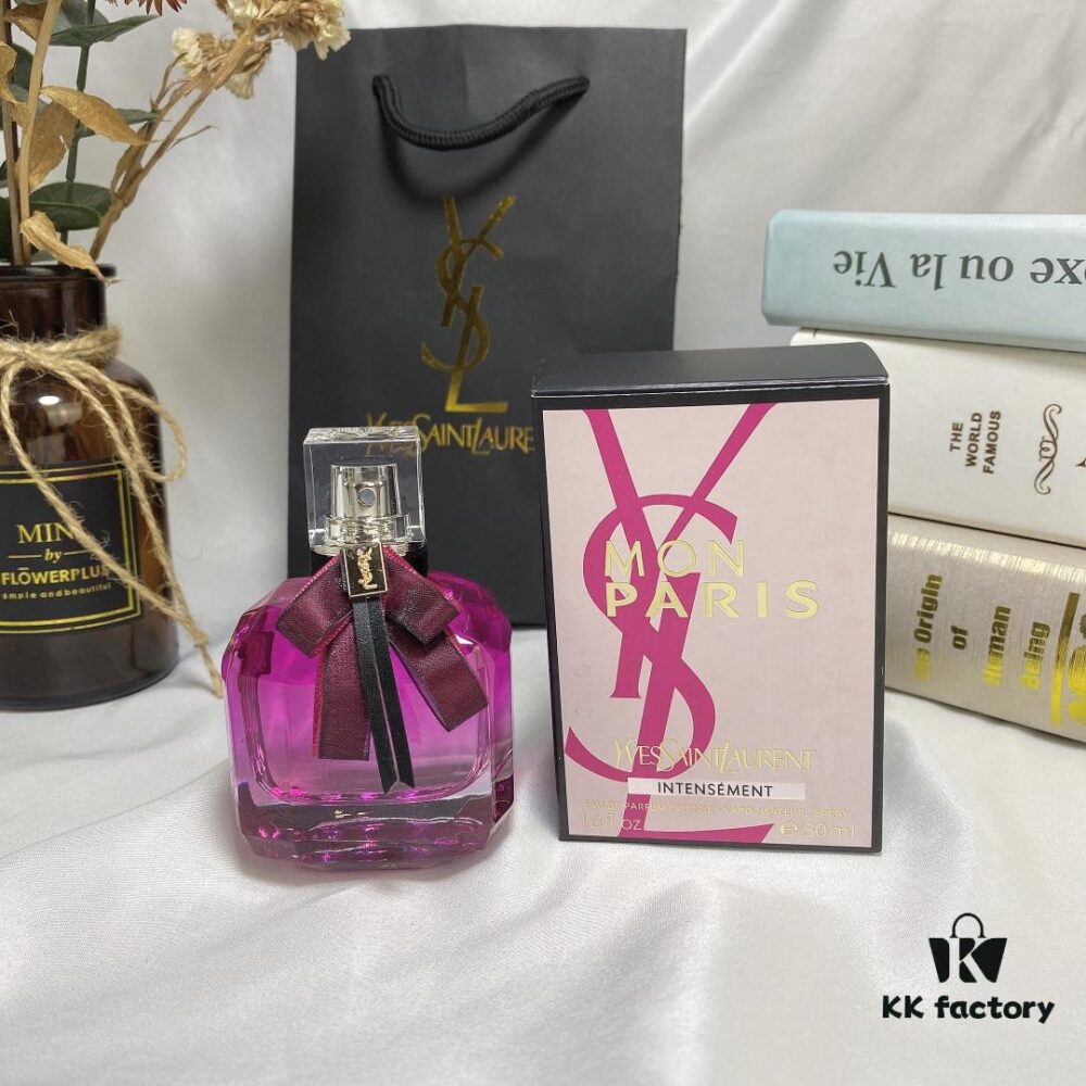 6931f45b3a89a121ed546315 YSL Saint Laurent Mon Paris Intensement 90ml New Version Women's Eau de Parfum, Rose Floral Gourmand Fragrance