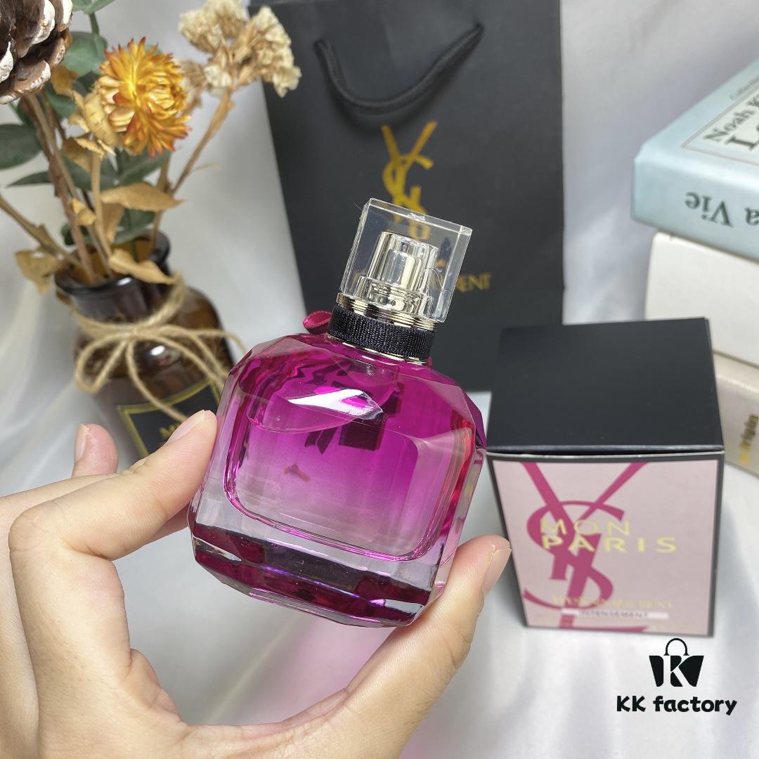 6931f45b3a89a121ed546317 YSL Saint Laurent Mon Paris Intensement New Version Reverse Paris Rose Floral Women's Eau de Parfum 90ml