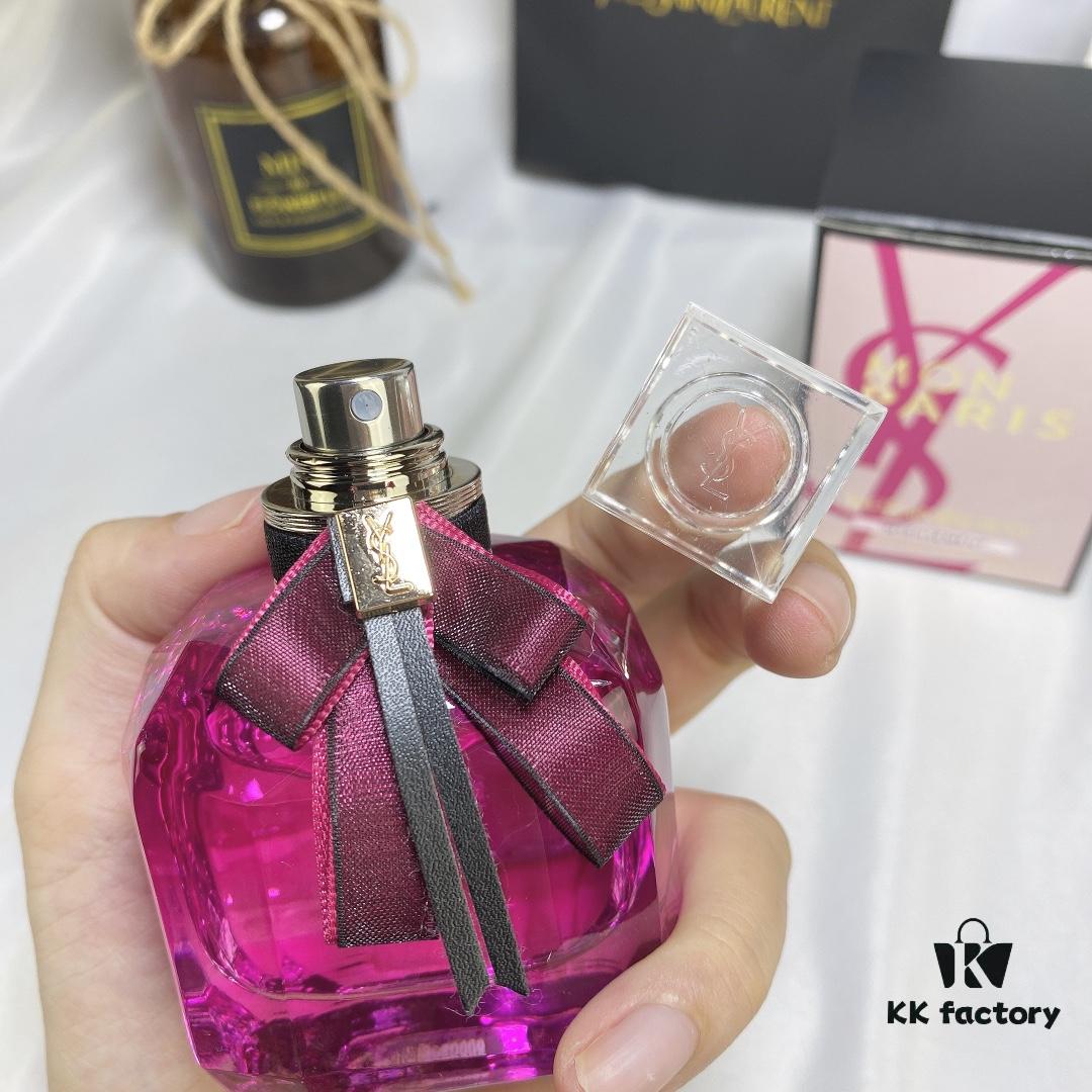 6931f45b3a89a121ed546319 YSL Saint Laurent Mon Paris Intensement New Version Reverse Paris Rose Floral Women's Eau de Parfum 90ml
