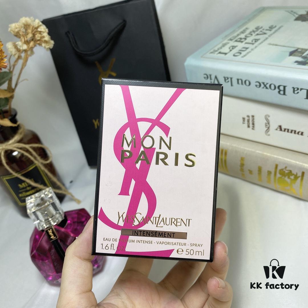 6931f45b3a89a121ed54631a YSL Saint Laurent Mon Paris Intensement New Version Reverse Paris Rose Floral Women's Eau de Parfum 90ml