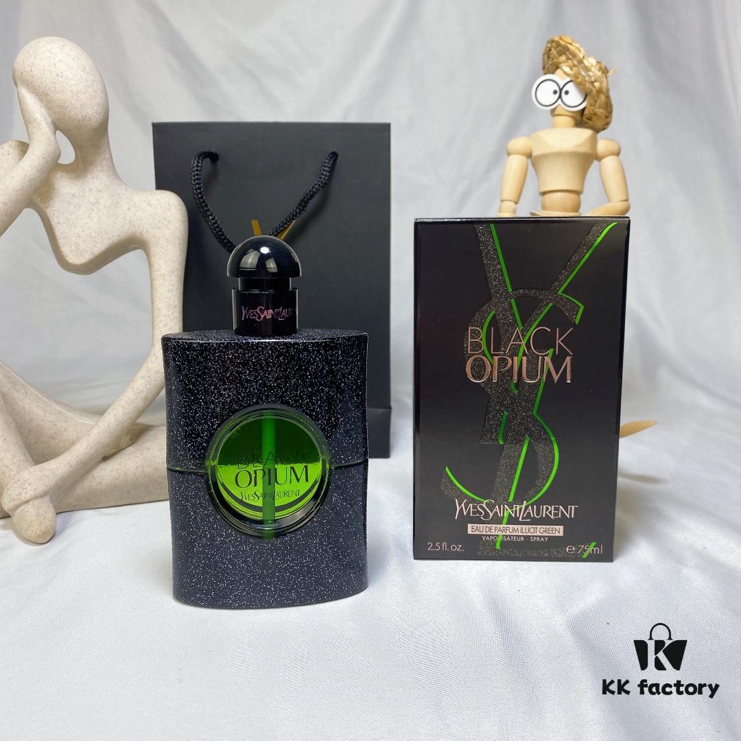 6931f45f3a89a121ed546349 YSL Saint Laurent 2022 Limited Edition New Release Green Opium Intense Perfume 75ml