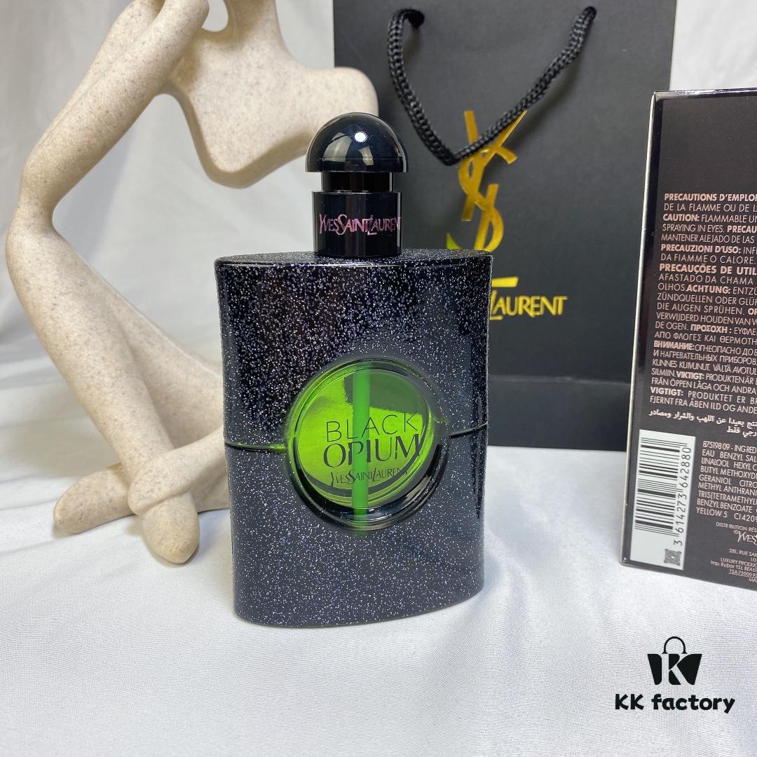 6931f45f3a89a121ed546351 YSL Saint Laurent 2022 Limited Edition New Release Green Opium Intense Perfume 75ml