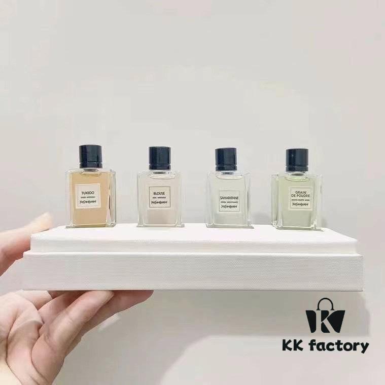 6931f4623a89a121ed54637b Yves Saint Laurent Haute Parfumerie Miniature Perfume Set 7.5ml×4 - Shirt, Suit, Hunting, Grain Leather
