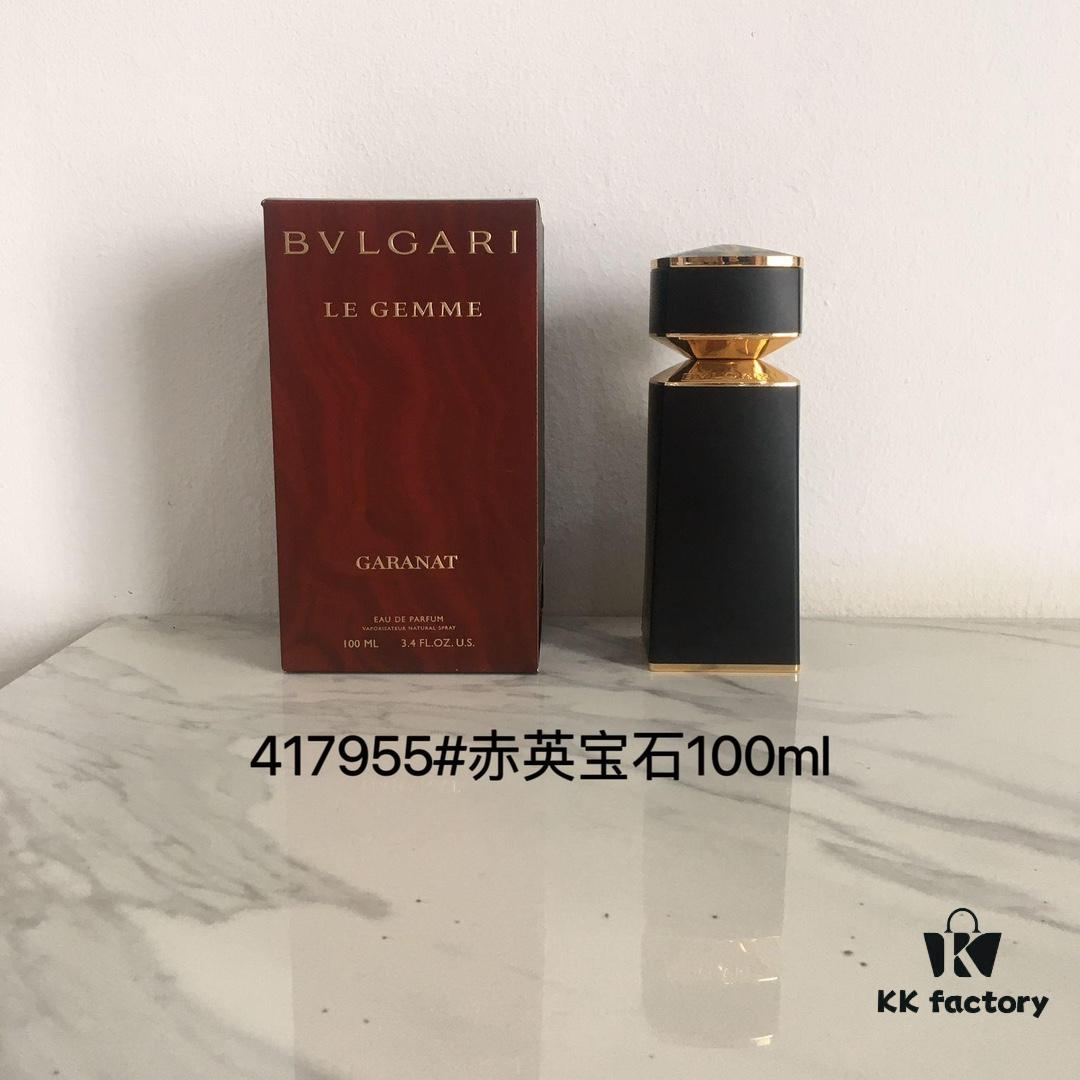 Bvlgari High-End Gemstone Perfume 100ml Series: Hawk's Eye Gem, Red Agate Gem, Jadeite Gem