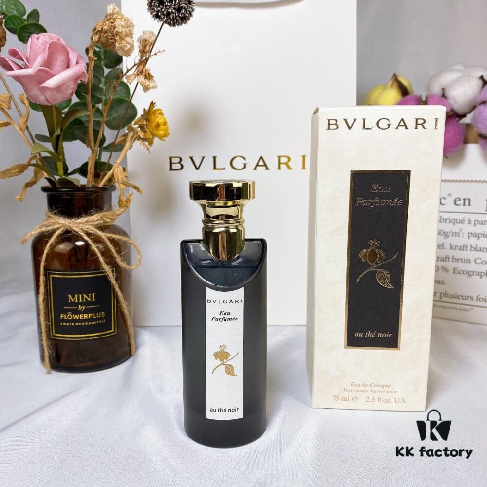 6931f4733a89a121ed54643e Bvlgari The Noir Black Tea Unisex Fragrance 75ML EDC Cologne, Oud Rose with Leather and Medicinal Woody Notes