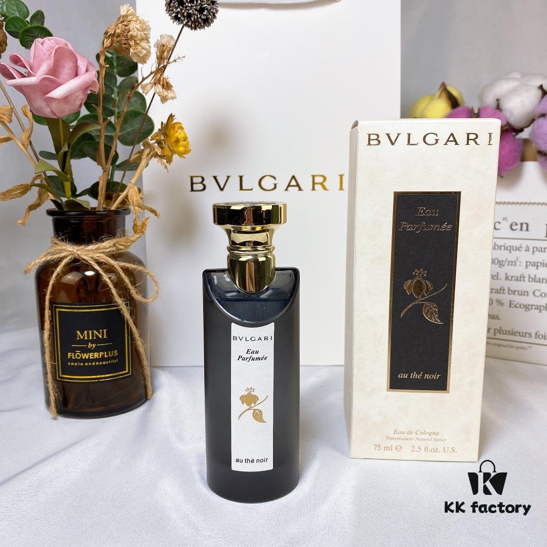 6931f4733a89a121ed54643e Bvlgari The Noir Black Tea Unisex Fragrance 75ML EDC Cologne, Oud Rose with Leather and Medicinal Woody Notes