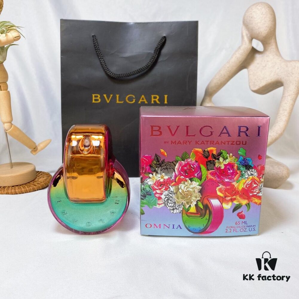 6931f4783a89a121ed546492 Bvlgari Omnia 2021 Limited Edition Coral Radiance EDT Rainbow Bottle - Fruity Floral Fragrance