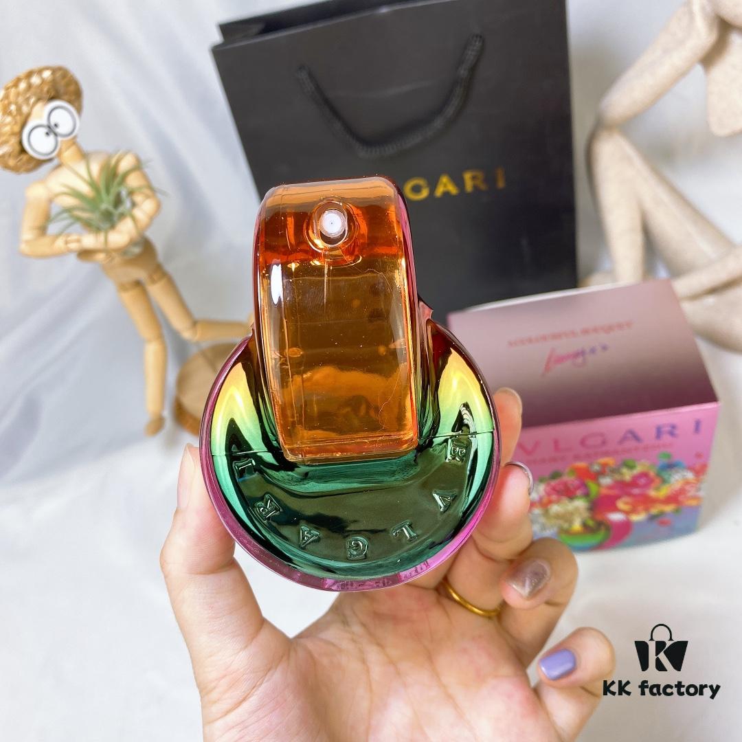6931f4793a89a121ed546493 Bvlgari Omnia 2021 Limited Edition Coral Radiance EDT Rainbow Bottle - Fruity Floral Fragrance