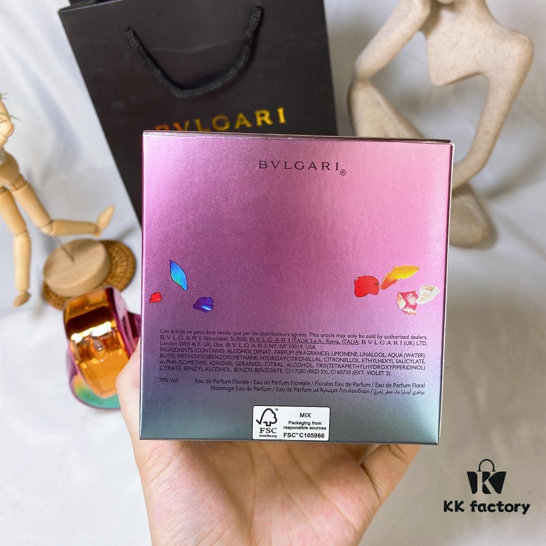6931f4793a89a121ed546498 Bvlgari Omnia 2021 Limited Edition Coral Radiance EDT Rainbow Bottle - Fruity Floral Fragrance