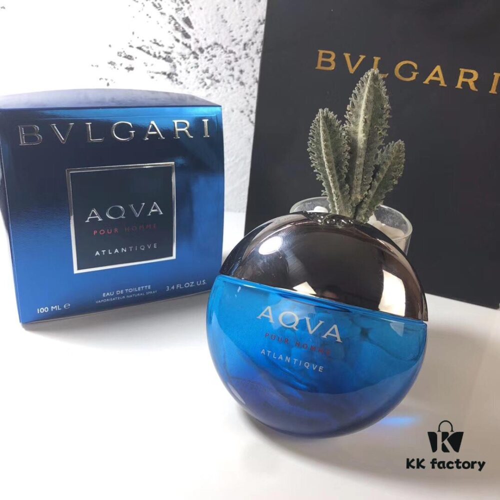 BVLGARI Aqua Atlantiqve Marine Musk Aquatic Blue Men's Perfume 100ML