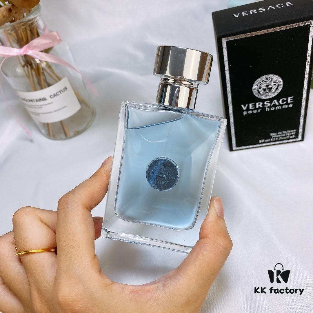 6931f47d3a89a121ed5464d2 50ml 💕 Versace Pour Homme Eau de Toilette for Men 50ML, Hidden Tube, Fragrance Family: Fresh Citrus Aquatic Notes - Top Notes: Citron, Orange Blossom, Bergamot, Cereal. Middle Notes: Geranium, Hyacinth, Sage, Cedarwood. Base Notes: Tonga Bean, Musk, Amber.