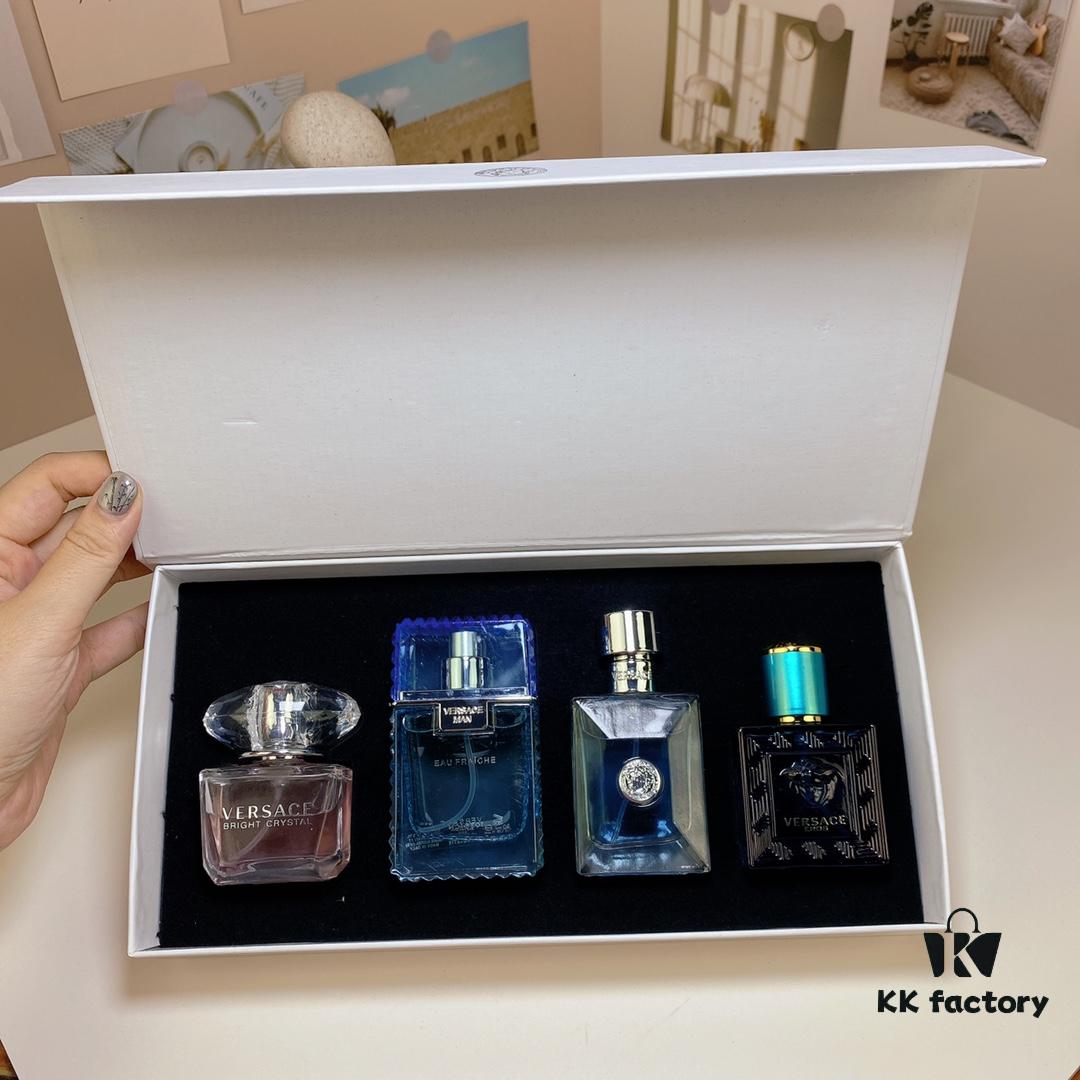 6931f4803a89a121ed546501 Versace Perfume Mini Set 30ml Four-Piece Set with Spray Nozzles