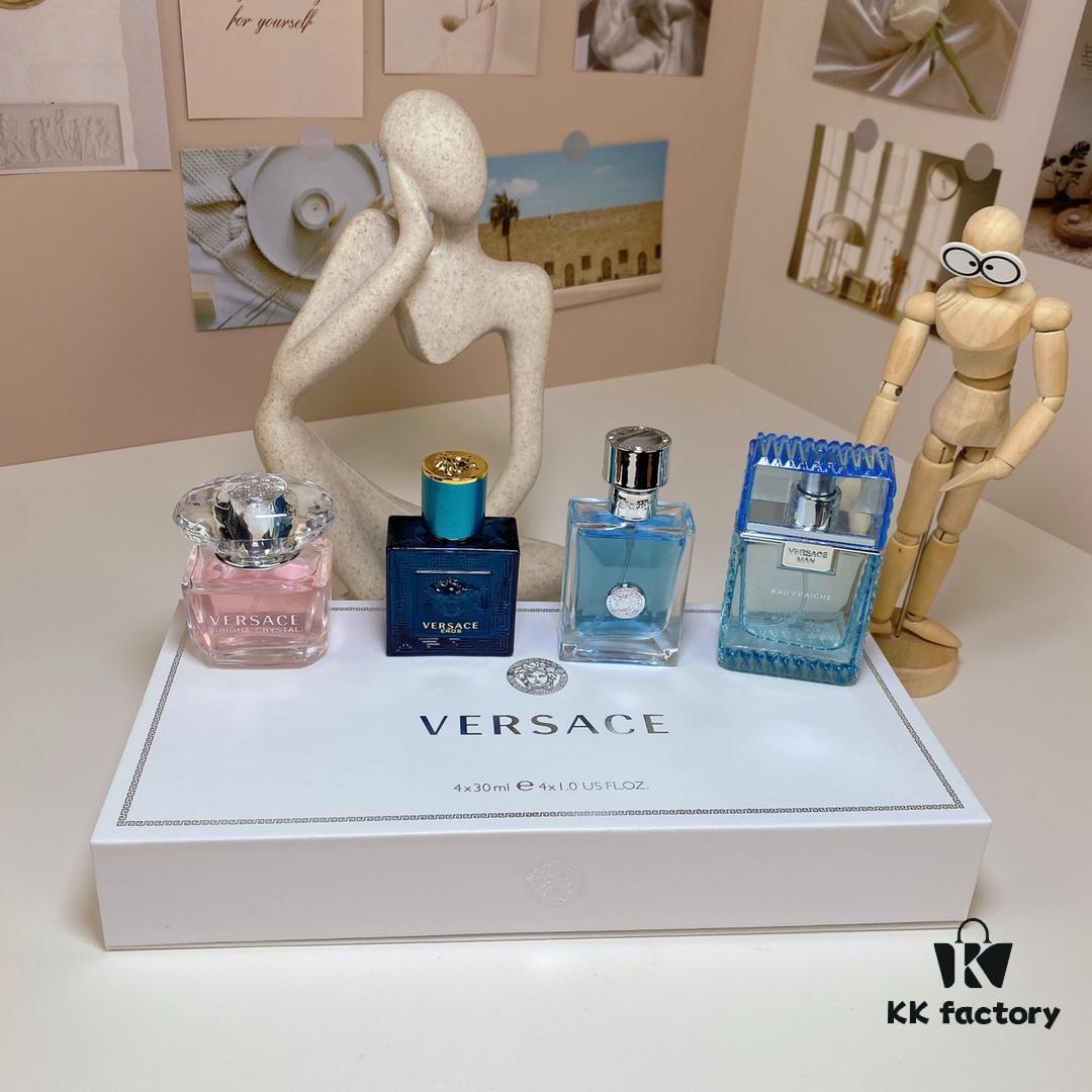 6931f4813a89a121ed546502 Versace Perfume Mini Set 30ml Four-Piece Set with Spray Nozzles