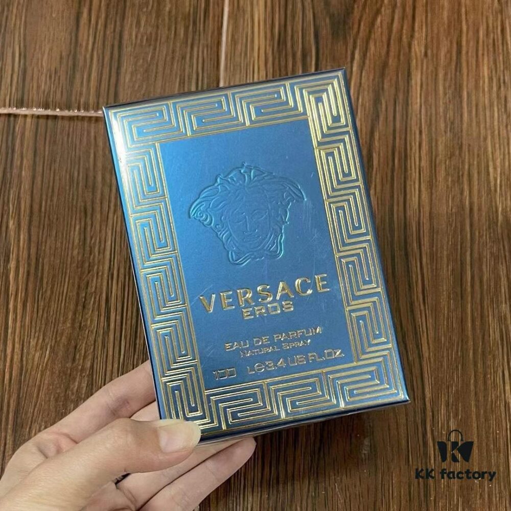 Versace Eros Pour Homme Intense 100ml – High-End Quality, EDP Fragrance with Mediterranean Blue Bottle, Inspired by the Greek God of Strength Defying Cupid's Romantic Arrows