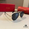 6931f4903a89a121ed5465d3 Cartier Men's 1:1 Replica Aviator Sunglasses, High-End and Elegant, Featuring Minimalist Signature Logo on Temples, Luxuriously Crafted, Eyewear for Sun Protection