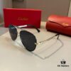 6931f4913a89a121ed5465e7 Cartier Men's 1:1 High-End Aviator Sunglasses, Elegant and Luxurious with Minimalist Signature Logo on Temples